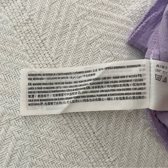 Abercrombie Linen blend trousers in Lilac - Picture 6 of 6